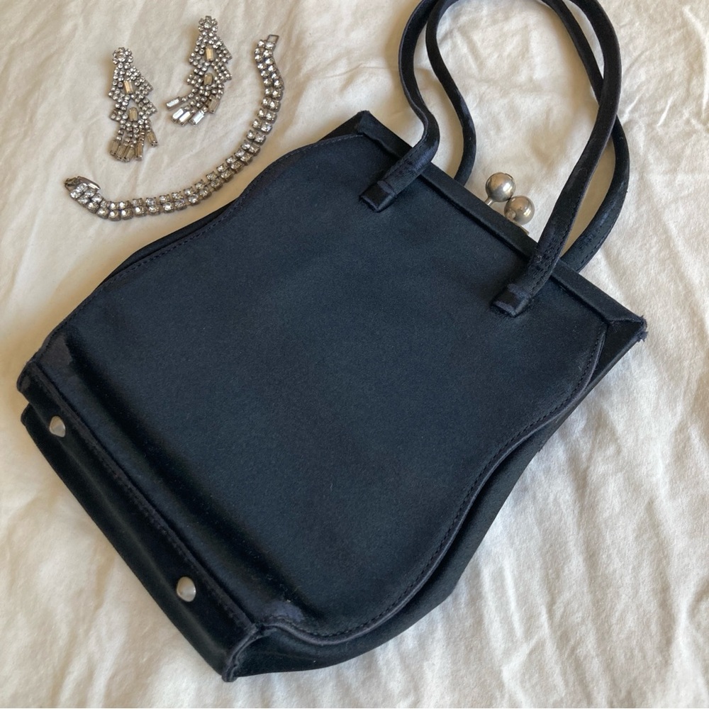 Vintage satin evening bag